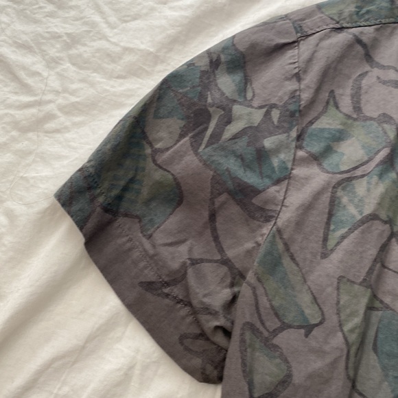 Prana Neutral Florals Button Up Small - Picture 3 of 7